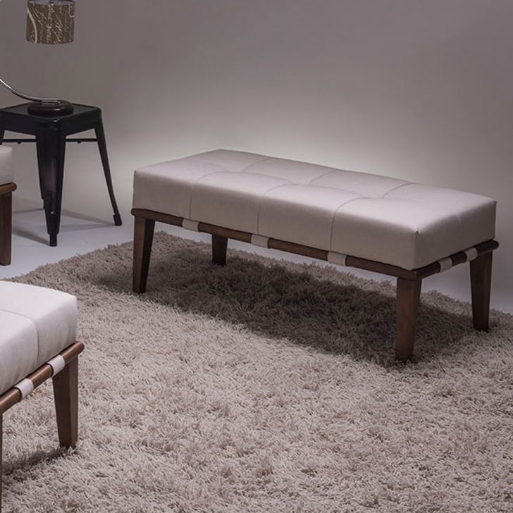[OUTLET] Banco Lívia Bege 100 cm