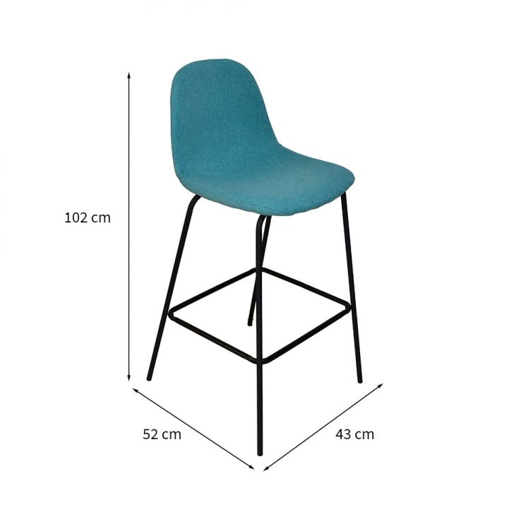 [OUTLET] Banqueta Esquel Azul Claro
