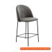 [OUTLET] Banqueta Fixa Margaret Cinza