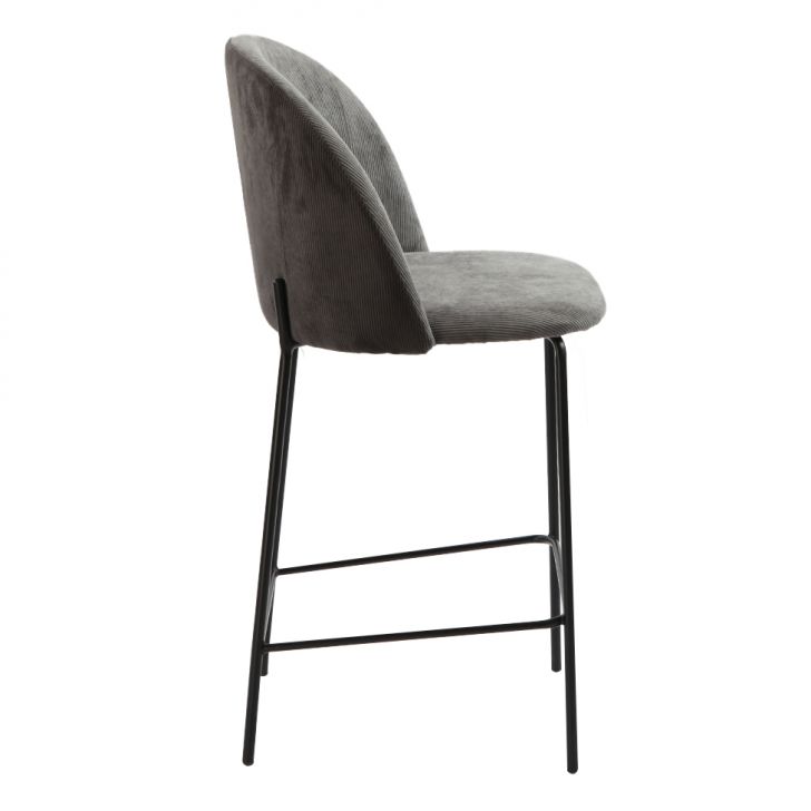 [OUTLET] Banqueta Fixa Margaret Cinza