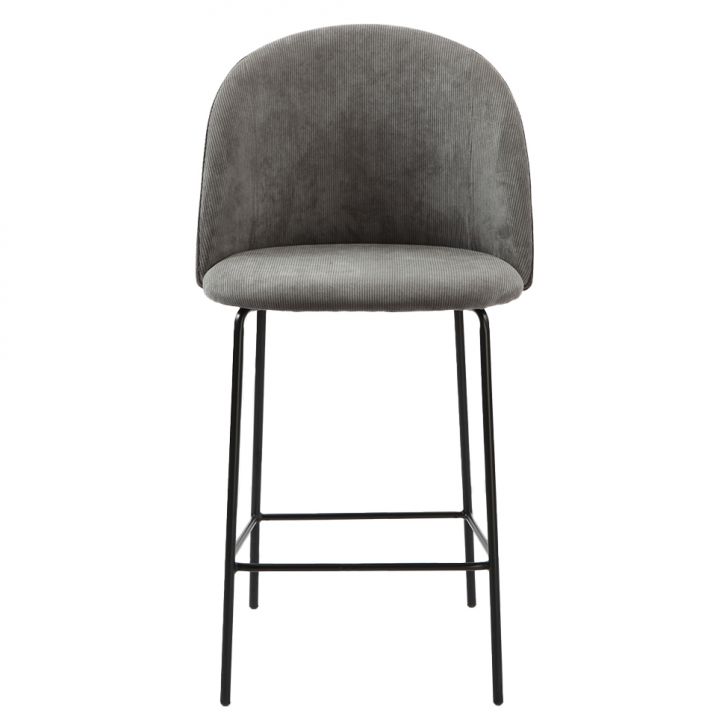 [OUTLET] Banqueta Fixa Margaret Cinza