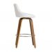 [OUTLET] Banqueta Giratória Milano Helmond Branca