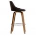 [OUTLET] Banqueta Giratória Milano Helmond Marrom