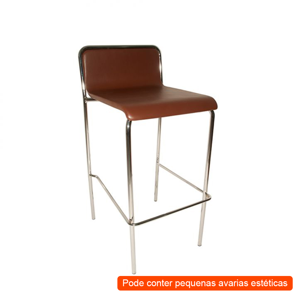 [OUTLET] Banqueta Pietro Marrom