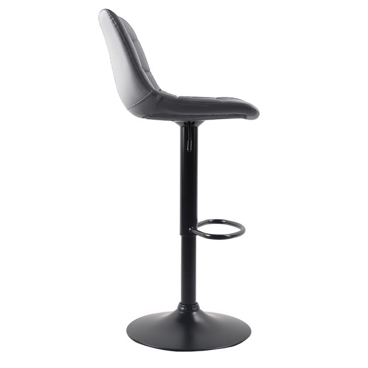 [OUTLET] Conjunto com 2 Banquetas Giratórias Kinney Cinza