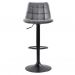 [OUTLET] Conjunto com 2 Banquetas Giratórias Kinney Cinza