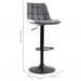 [OUTLET] Conjunto com 2 Banquetas Giratórias Kinney Cinza
