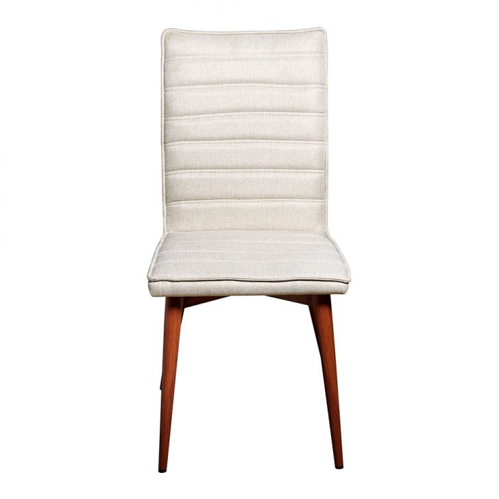 [OUTLET] Conjunto com 2 Cadeiras Chambly Bege e Cedro