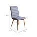 [OUTLET] Conjunto com 2 Cadeiras Chambly Cinza Escuro