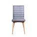 [OUTLET] Conjunto com 2 Cadeiras Chambly Cinza Escuro
