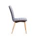[OUTLET] Conjunto com 2 Cadeiras Chambly Cinza Escuro