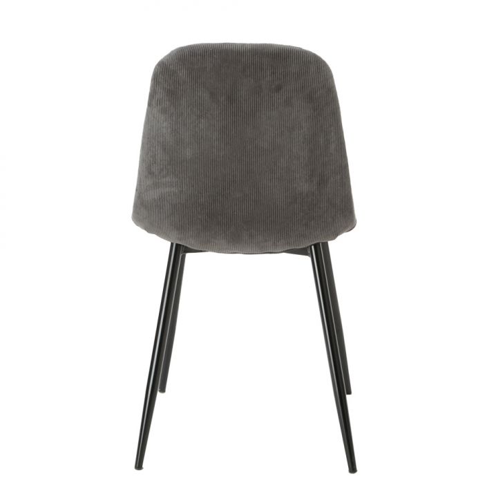 [OUTLET] Conjunto com 2 Cadeiras Sindy Cinza