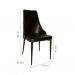 [OUTLET] Conjunto com 2 Cadeiras de Jantar Narah Corino Preto