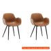 [OUTLET] Conjunto com 2 Poltronas Thalía Marrom