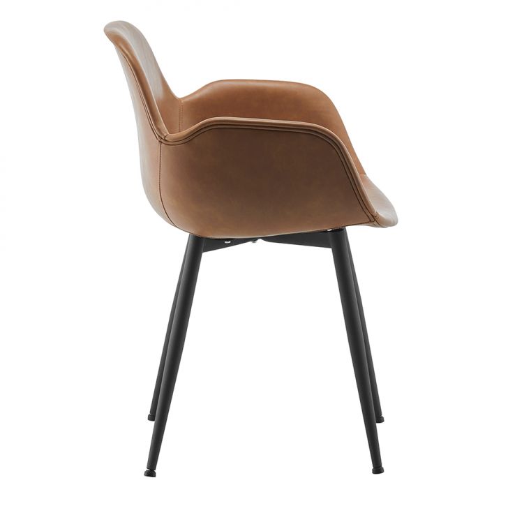 [OUTLET] Conjunto com 2 Poltronas Thalía Marrom