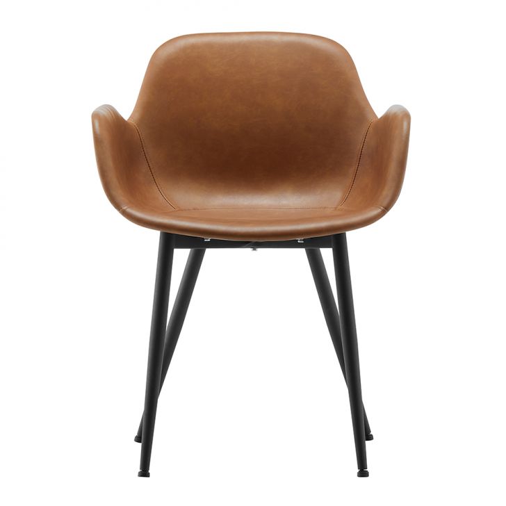[OUTLET] Conjunto com 2 Poltronas Thalía Marrom