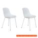 [OUTLET] Conjunto com 2 cadeiras Dijon Branco