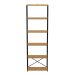 [OUTLET] Estante Industrial Stanford Carvalho e Preta 60 cm
