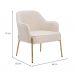 [OUTLET] Poltrona Miss Bege Claro