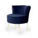 [OUTLET] Poltrona Olivia II Veludo Azul
