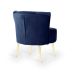 [OUTLET] Poltrona Olivia II Veludo Azul