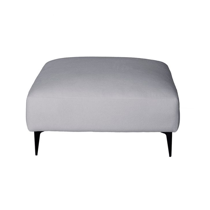 [OUTLET] Puff Unne Bouclé Cinza 85cm