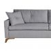 [OUTLET] Sofá 3 Lugares Viena Linho Cinza 190 cm
