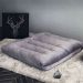 [OUTLET] Sofá Futon Solteiro Cagliari Cinza