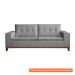 [OUTLET] Sofá Plus Tâmisa 3 Lugares Suede Cinza