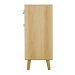 Aparador Buffet Enid 1 GVT 2 PT Branco e Natural
