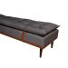 Banco 2 Lugares Drop Cinza e Imbua 180 cm