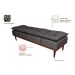 Banco 2 Lugares Drop Cinza e Imbuia 140 cm