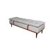 Banco 2 Lugares Drop Off White e Amêndoa 160 cm