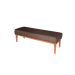 Banco 2 Lugares Grazi Marrom e Castanho 140 cm