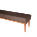 Banco 2 Lugares Grazi Marrom e Castanho 140 cm