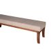 Banco 2 Lugares Lucia Bege e Amêndoa 140 cm