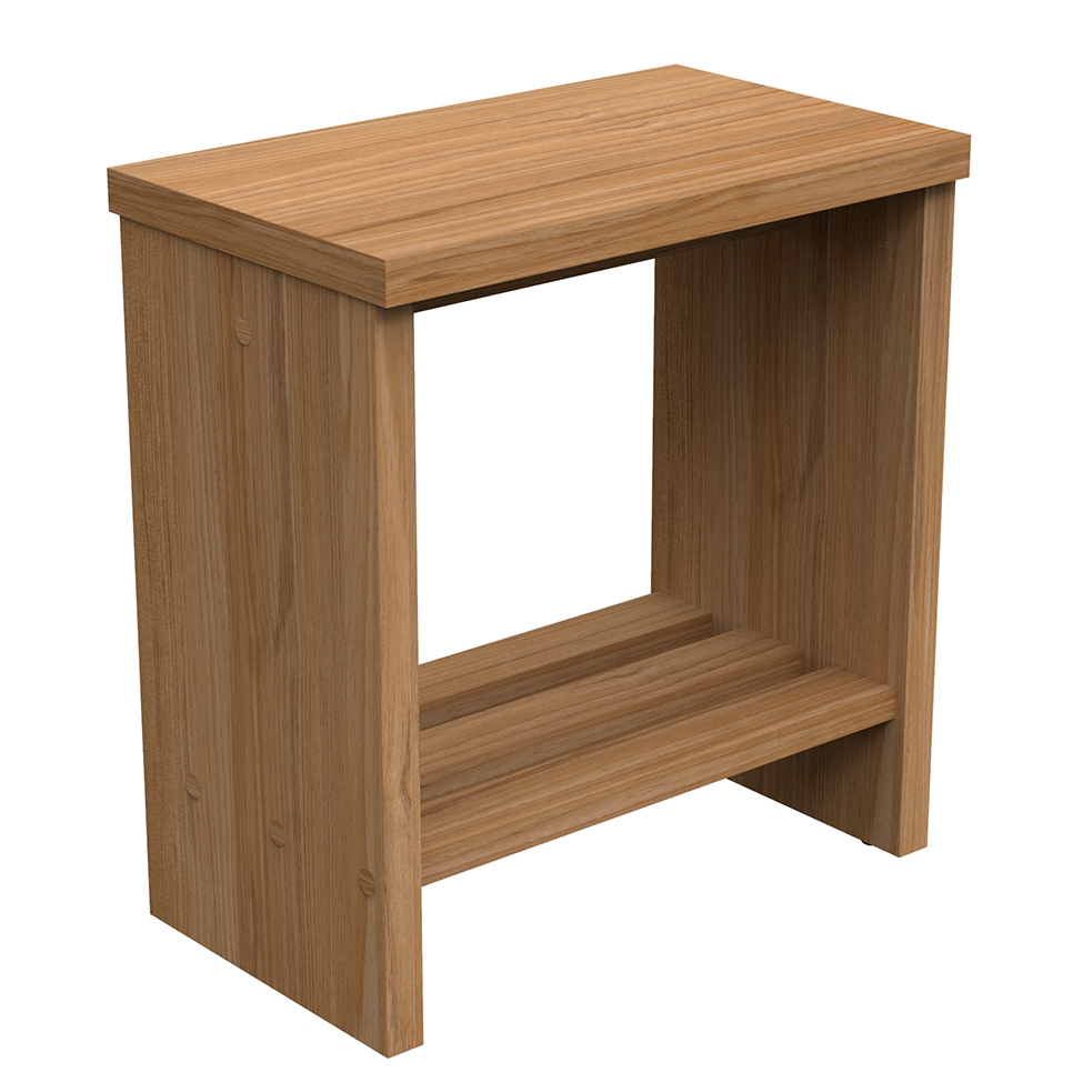 Banco com Sapateira Bamberg Amêndoa