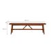 Banco de Jantar 3 Lugares Famille Amêndoa Rustico 160 cm
