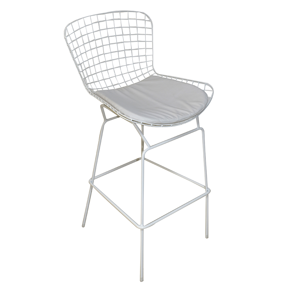 Banqueta Figueres Bertoia Branca