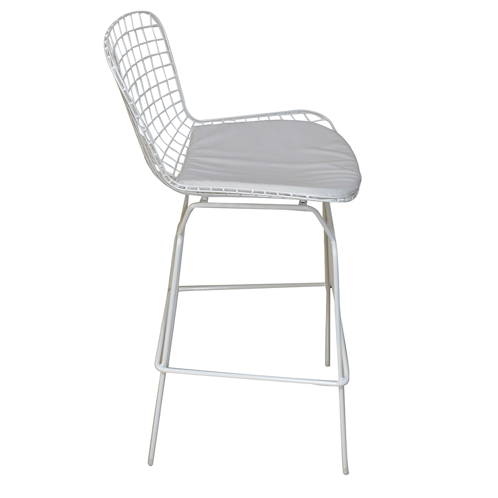 Banqueta Figueres Bertoia Branca