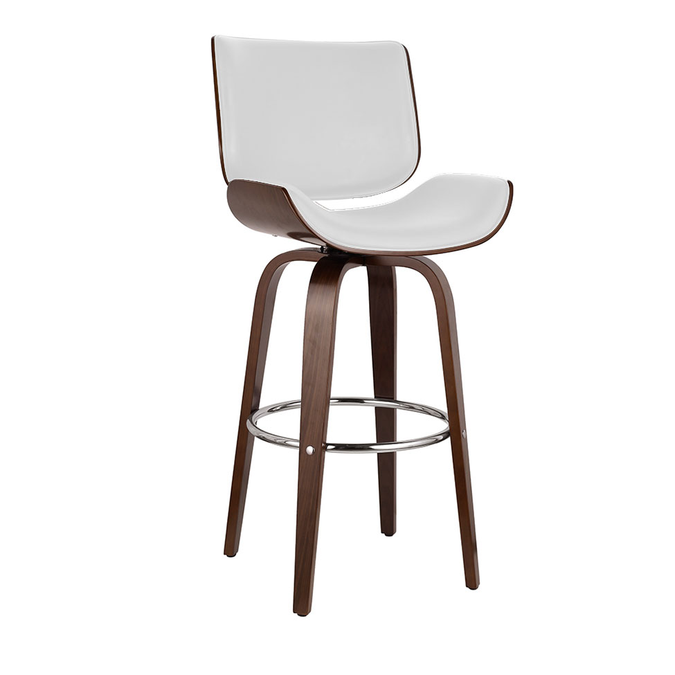 Banqueta Giratória Delft Branca