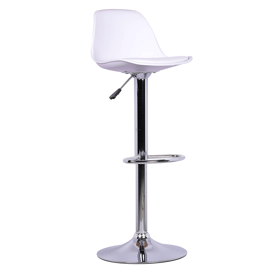 Banqueta Giratória Eames Branca