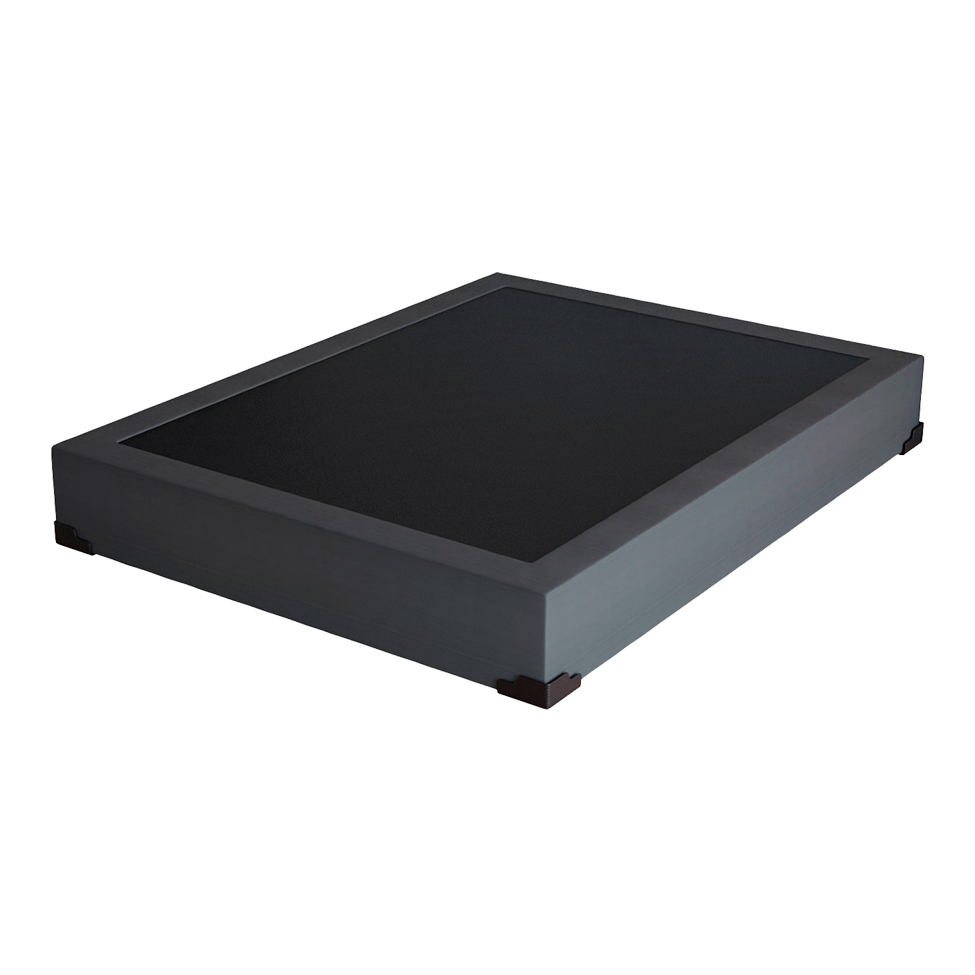 Base para Cama Box Casal Joe Suede (36x138x188) Grafite