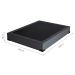 Base para Cama Box Casal Joe Suede (36x138x188) Grafite
