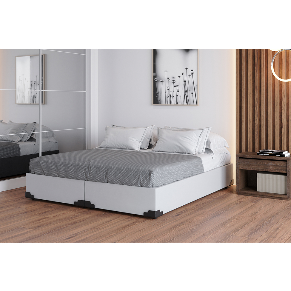 Base para Cama Box Queen Joe (36x158x198) Branca