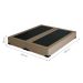 Base para Cama Box Queen Joe Suede (36x158x198) Bege