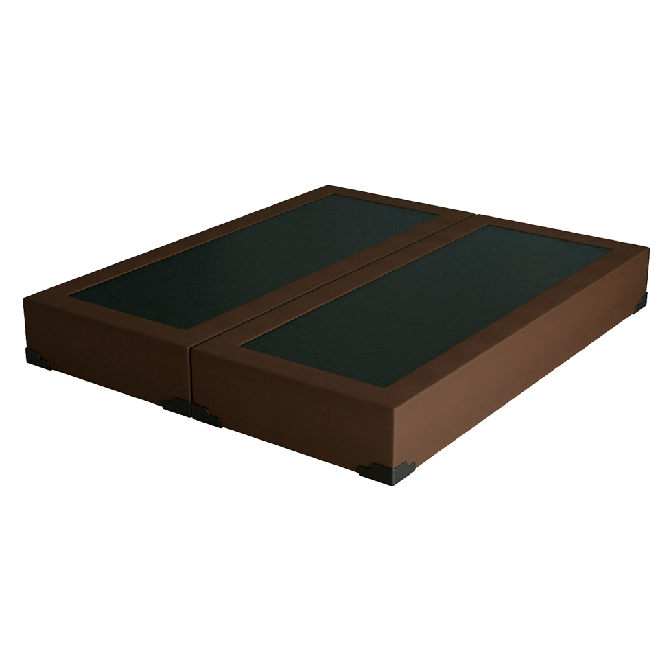 Base para Cama Box Queen Joe Suede (36x158x198) Marrom