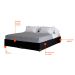 Base para Cama Box Queen Joe Suede (36x158x198) Preta