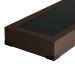 Base para Cama Box Solteiro Joe Suede (36x88x188) Marrom