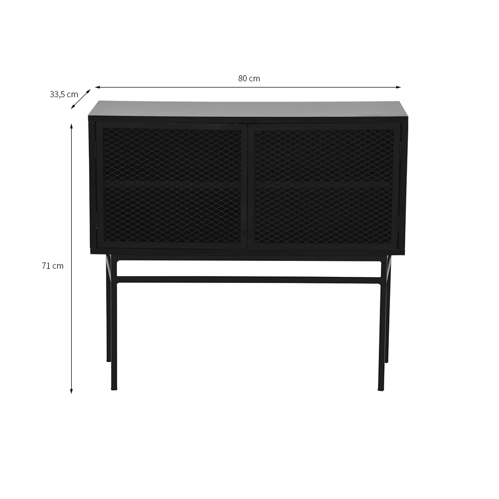 Buffet Alloy 2 PT Preto